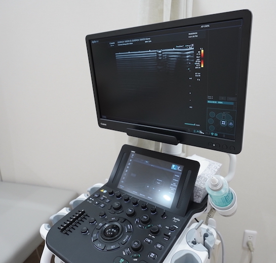 エコー(超音波検査)の活用にもこだわられているとお聞きしました